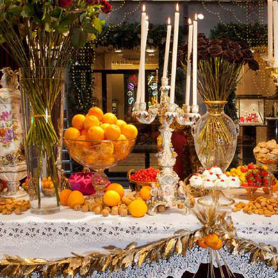vetrina di natale dolce e gabbana